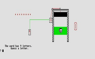 Guillotine Man atari screenshot