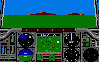 Gunship atari screenshot