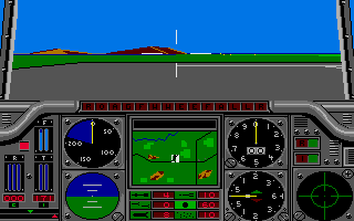 Gunship atari screenshot