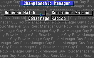 Guy Roux Manager - Planete Foot atari screenshot