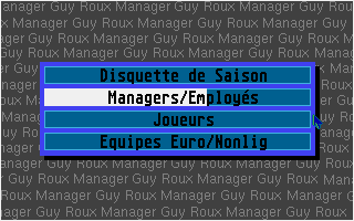 Guy Roux Manager - Planète Foot atari screenshot