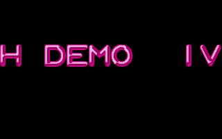 H Demo IV atari screenshot