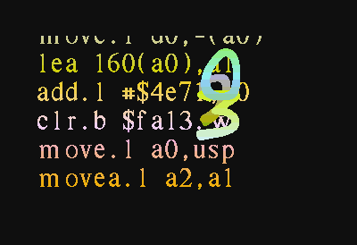 Hackabonds Demo atari screenshot