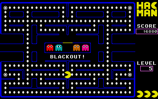 Hacman atari screenshot