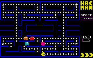 Hacman atari screenshot