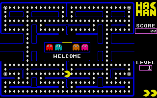 Hacman atari screenshot