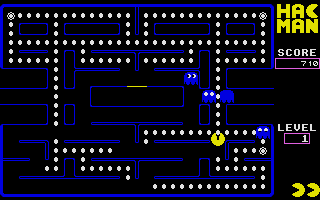 Hacman atari screenshot