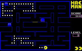 Hacman atari screenshot
