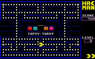 Hacman atari screenshot