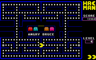 Hacman atari screenshot