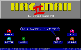 Hacman II atari screenshot