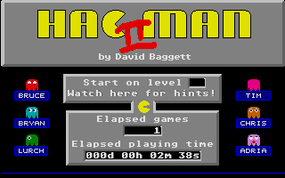 Hacman II atari screenshot