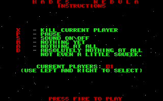 Hades Nebula atari screenshot