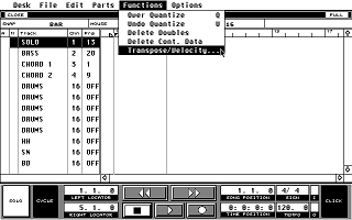 Happy Music Atari MIDI Studio atari screenshot