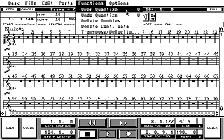 Happy Music Atari MIDI Studio atari screenshot