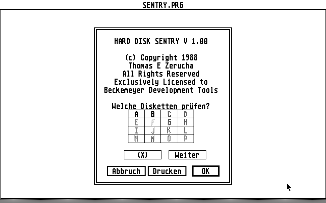 Hard Disk Sentry