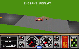 Hard Drivin' atari screenshot