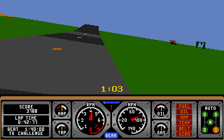 Hard Drivin' II - Drive Harder atari screenshot