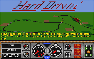 Hard Drivin' II - Drive Harder atari screenshot