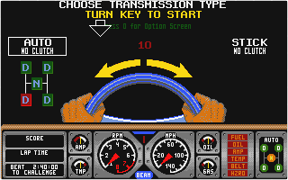 Hard Drivin' II - Drive Harder atari screenshot