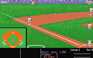 HardBall! atari screenshot