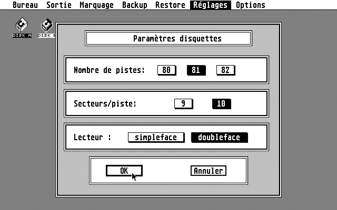 Harddisk Utility atari screenshot