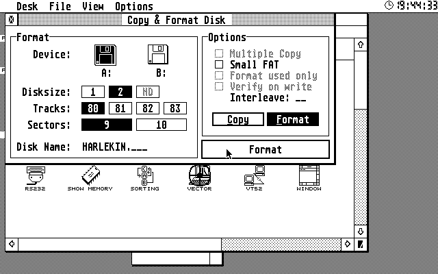 Harlekin atari screenshot