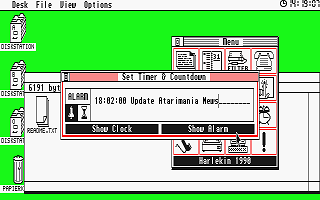 Harlekin atari screenshot
