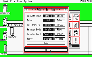 Harlekin atari screenshot