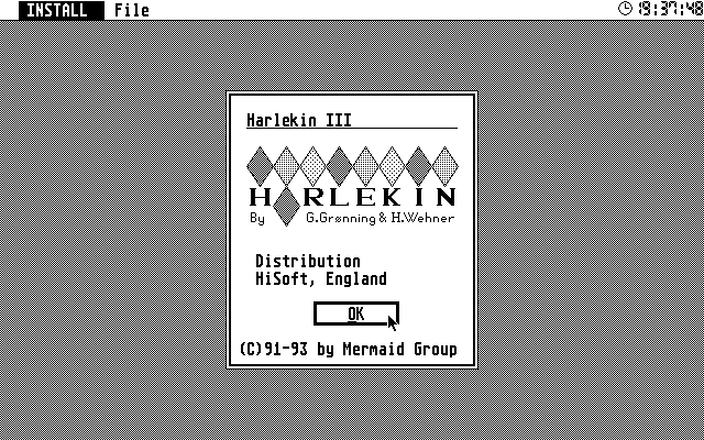 Harlekin atari screenshot