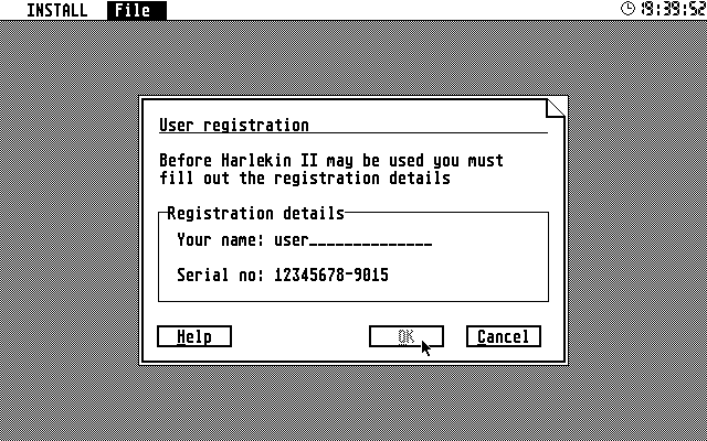 Harlekin atari screenshot
