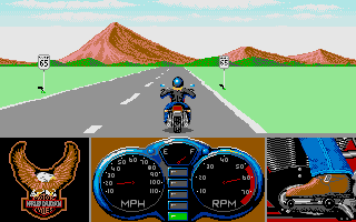 Harley Davidson - The Road to Sturgis atari screenshot