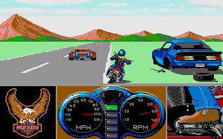 Harley Davidson - The Road to Sturgis atari screenshot