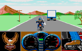 Harley Davidson - The Road to Sturgis atari screenshot