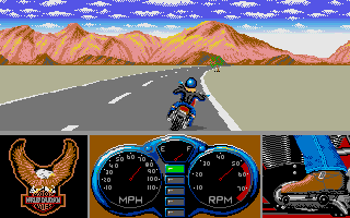 Harley Davidson - The Road to Sturgis atari screenshot