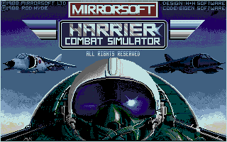 Harrier Combat Simulator atari screenshot