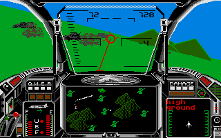 Harrier Combat Simulator atari screenshot