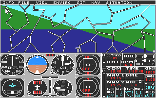 Hawaiian Odyssey Scenery Adventure atari screenshot