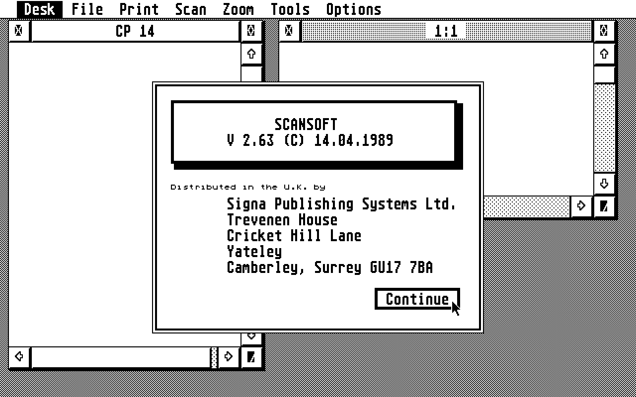 Hawk CP 14 Scanning Software — screenshot 1