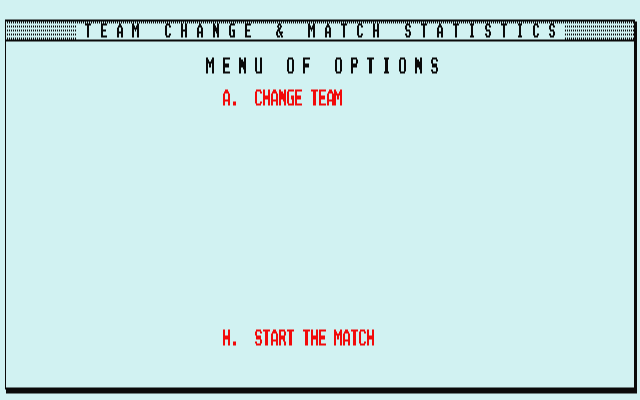 Head Coach atari screenshot