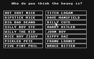 Heavy Bunch (The) atari screenshot