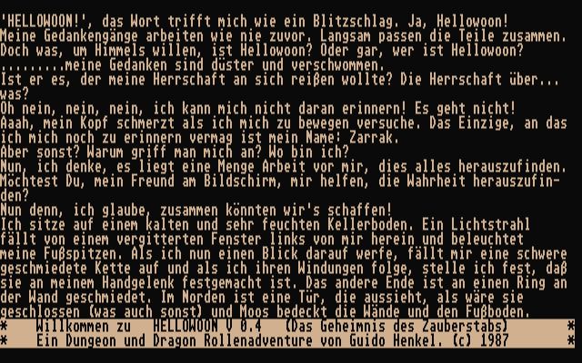 Hellowoon - Das Geheimnis des Zauberstabs atari screenshot