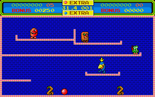 Helter Skelter atari screenshot
