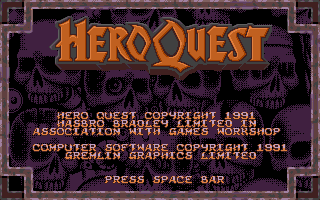 Hero Quest atari screenshot