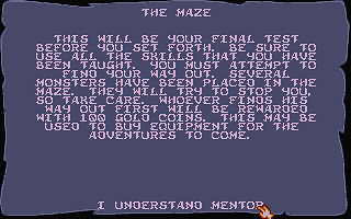 Hero Quest atari screenshot