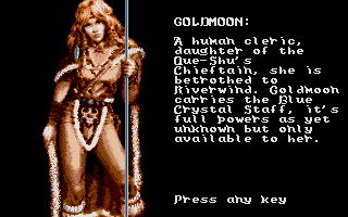 Heroes of the Lance atari screenshot