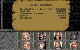Heroes of the Lance atari screenshot