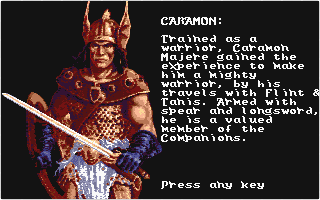 Heroes of the Lance atari screenshot