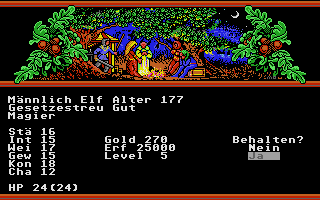 Hillsfar atari screenshot