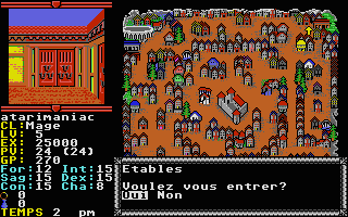 Hillsfar atari screenshot